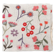 Porte-aiguille fleuri - Corail