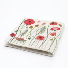 Porte-aiguille coquelicots