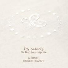 Carnet de dessins | Alphabet - Broderie blanche