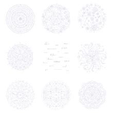 Mandalas - Panneau complet - TOILE IMPRIMÉE