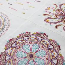 Mandalas - Panneau complet - TOILE IMPRIMÉE