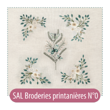 Broderies printanières - Angles (SAL)