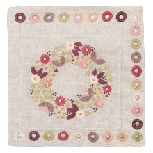 Tri-fils - Couronne fleurie