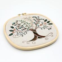 Cercle en bois carré - 21 et 25 cm